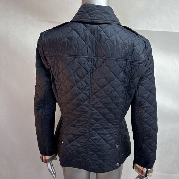 Authentic Burberry Brit Kencott Quilted Jacket in Dark Navy - Picture 7 of 15